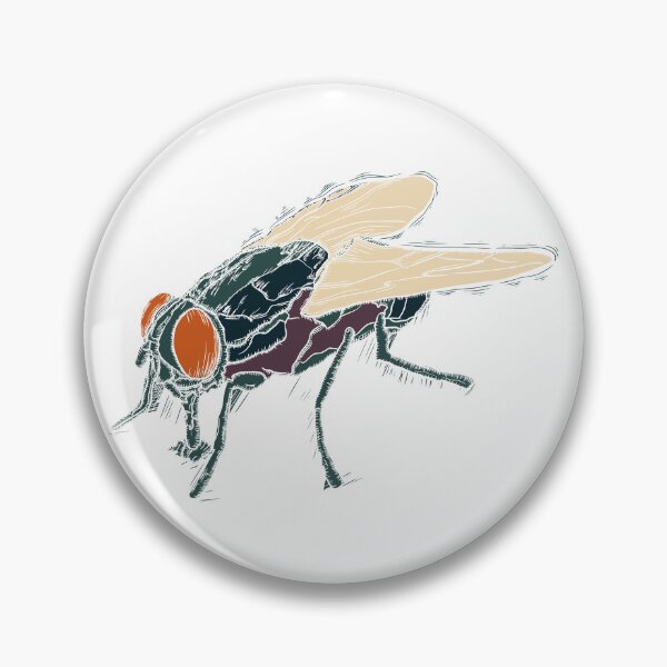 Item preview, Retro Drosophila Fruit Fly designed and sold by nostakesart.