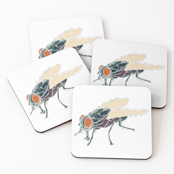 Item preview, Retro Drosophila Fruit Fly designed and sold by nostakesart.