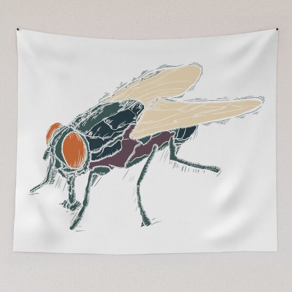 Item preview, Retro Drosophila Fruit Fly designed and sold by nostakesart.