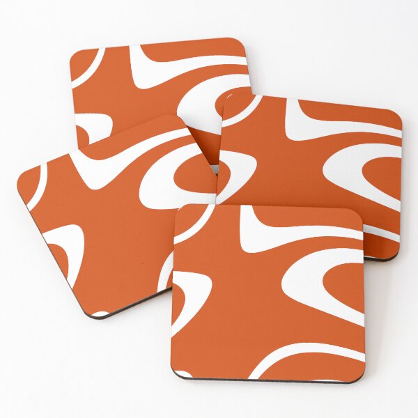 Item preview, Orange Warm Abstract Minimal Groovy Stripes designed and sold by patternsoup.