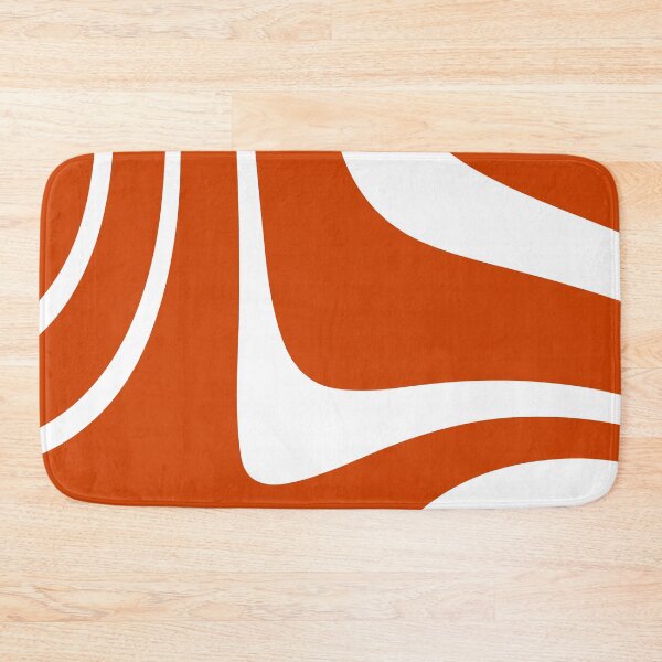 Item preview, Orange Warm Abstract Minimal Groovy Stripes designed and sold by patternsoup.