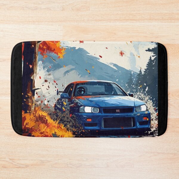 Item preview, Nissan Skyline R34 GTR – JDM Icon & Street Racing Poster designed and sold by Road To Track.