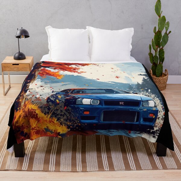Item preview, Nissan Skyline R34 GTR – JDM Icon & Street Racing Poster designed and sold by Road To Track.