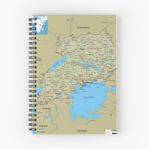 Artikelvorschau, Uganda-Karte entworfen und verkauft von AddlPoolart.