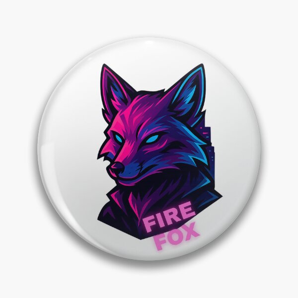 Item preview, Neon fox in pink and purple design designed and sold by Gletschie.