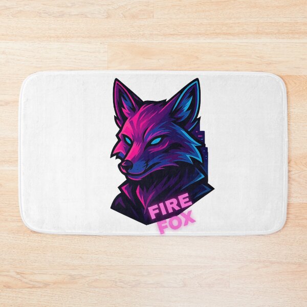 Item preview, Neon fox in pink and purple design designed and sold by Gletschie.