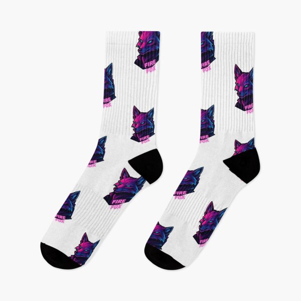 Item preview, Neon fox in pink and purple design designed and sold by Gletschie.