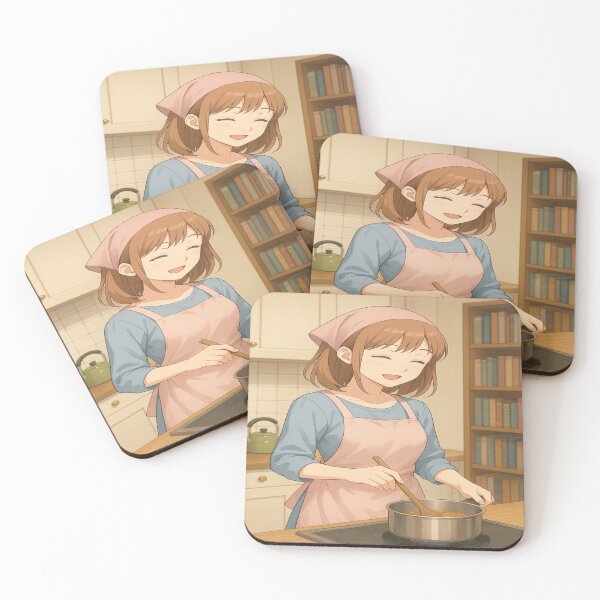Item preview, The magic begins in the kitchen - cooking anime designed and sold by Doce Caos Criativo.