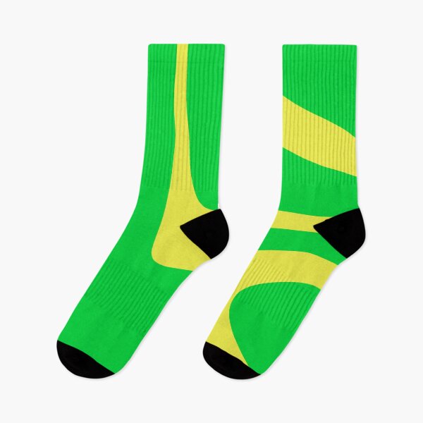 Item preview, Yellow and Green Abstract Minimal Groovy Stripes designed and sold by patternsoup.