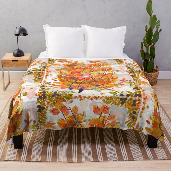 Item preview, Soft Red Leaf Mashup | Coral & Orange Nature Aesthetic ? designed and sold by BlessedStudio31.