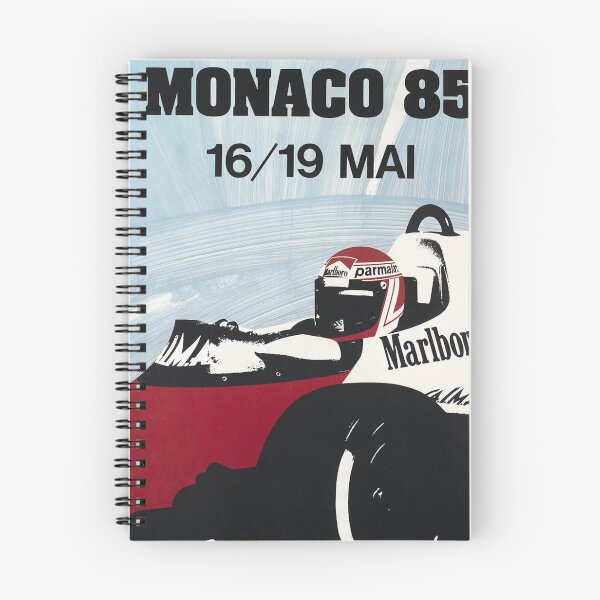 Item preview, Monaco Grand Prix 1985 - Vintage Formula 1 Racing Poster designed and sold by Road To Track.