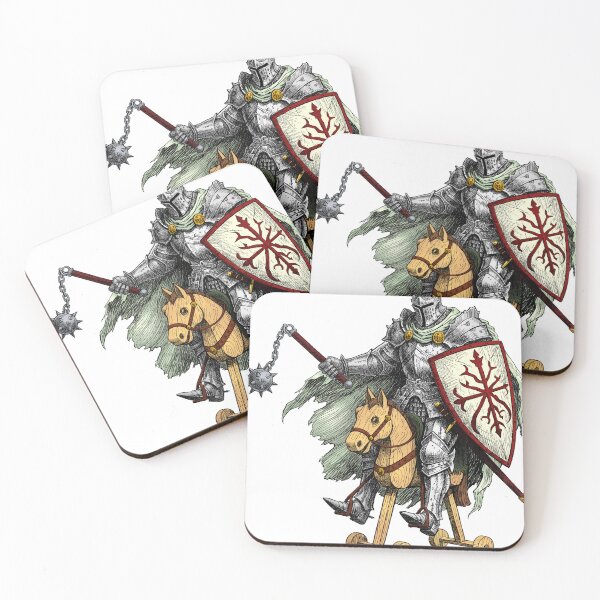 Item preview, Knight on horseback designed and sold by krabbaraban.