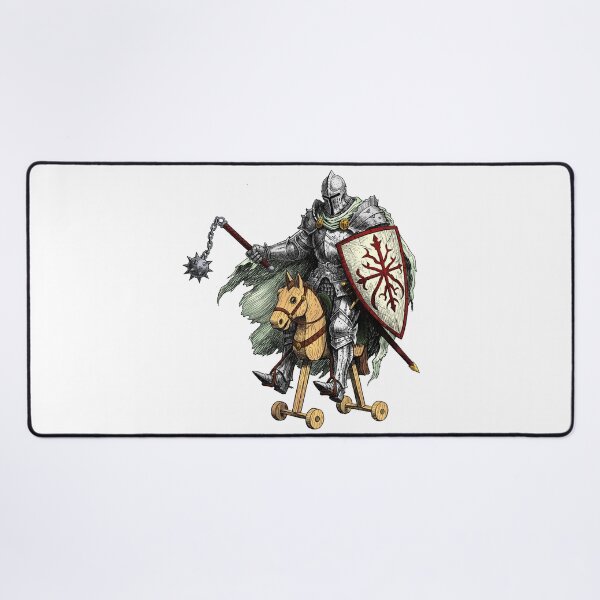 Item preview, Knight on horseback designed and sold by krabbaraban.