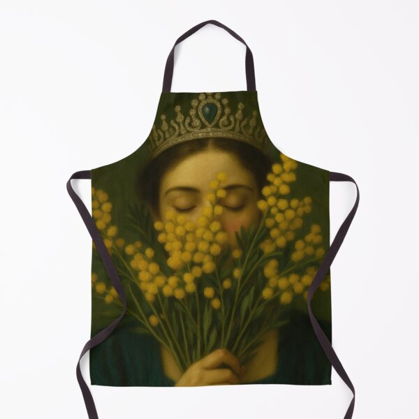 Item preview, Les Yeux Fermés au Mimosa – French Portrait of a Lady | 19th Century Art designed and sold by CARRAANN.