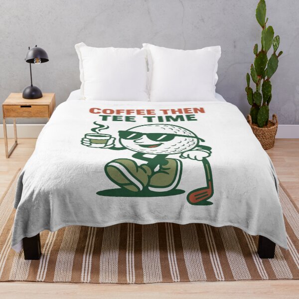 Item preview, Coffee Then Tee Time Golf Humor for Golfers designed and sold by LuminOrb.
