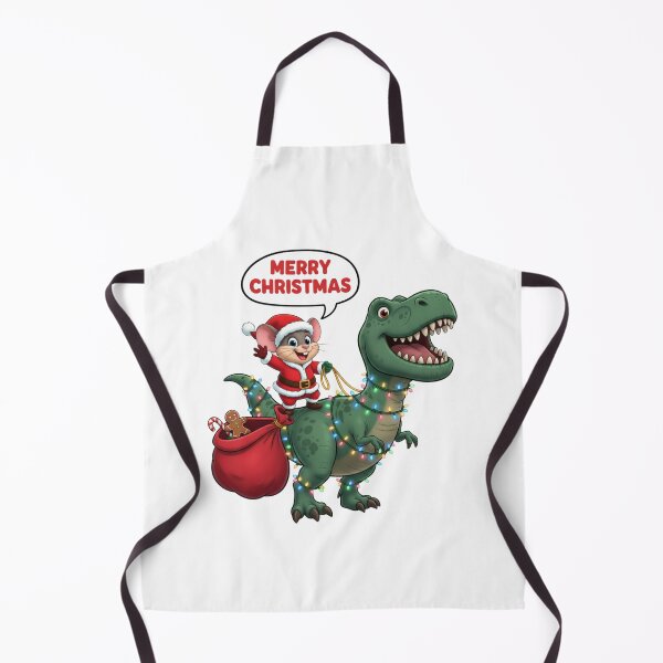 Item preview, Zippy Santa Riding a Christmas T-Rex designed and sold by Zippy Creation.