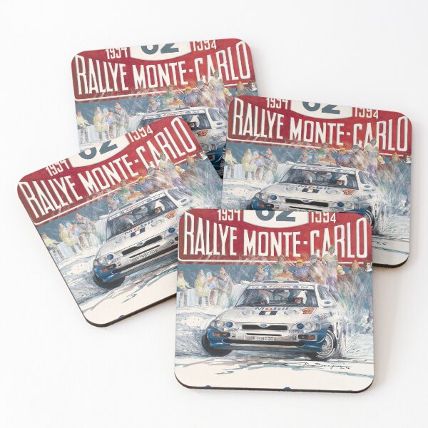 Item preview, Monte Carlo Rally 1994 - Vintage WRC Racing Poster designed and sold by Road To Track.