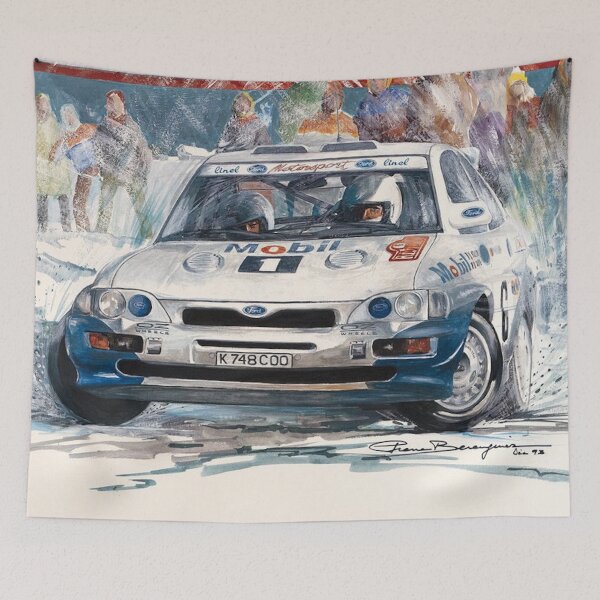 Item preview, Monte Carlo Rally 1994 - Vintage WRC Racing Poster designed and sold by Road To Track.