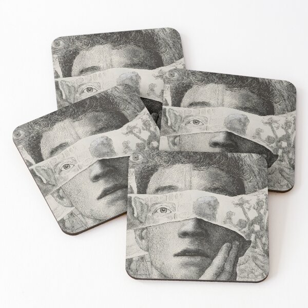 Item preview, Surreal Portrait of Hidden Realities – Emotional Crosshatched Art Print designed and sold by Psycho-Crazy.