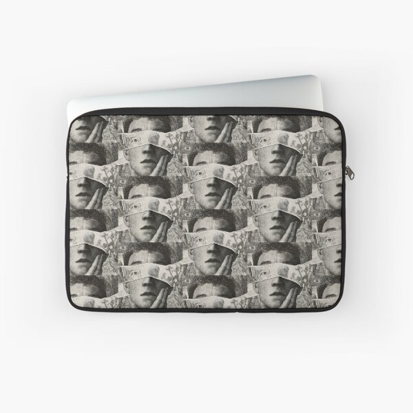 Item preview, Surreal Portrait of Hidden Realities – Emotional Crosshatched Art Print designed and sold by Psycho-Crazy.