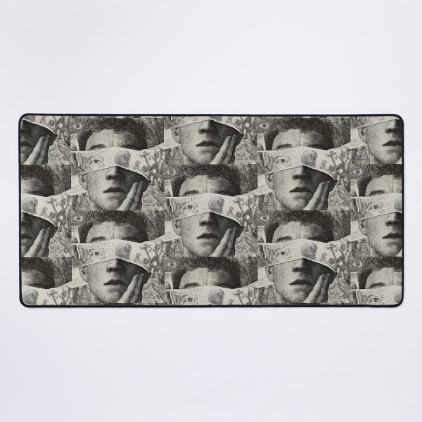 Item preview, Surreal Portrait of Hidden Realities – Emotional Crosshatched Art Print designed and sold by Psycho-Crazy.