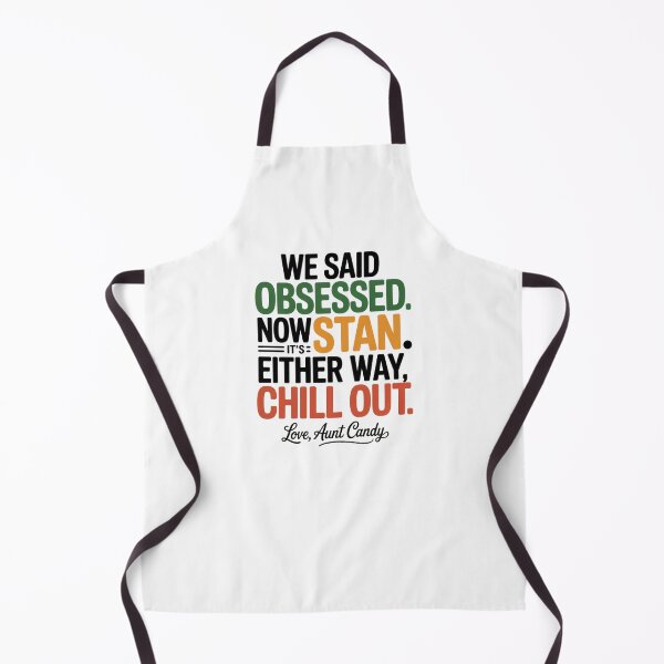 Item preview, Ask Aunt Candy - Obsessed vs Stan - Funny Generational Fandom Slang designed and sold by Random Candy Studio.