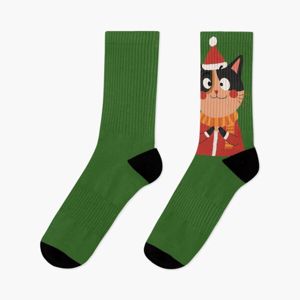 Item preview,  Grumpy Santa Cat – Funny Christmas Cat Illustration designed and sold by UniqueArtsOnly.
