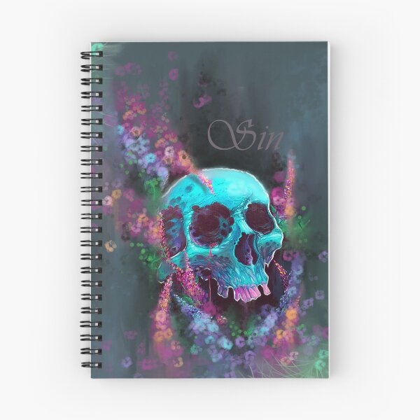 Item preview, Spring time skull art designed and sold by Sintrio.