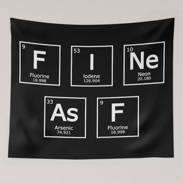 Item preview, Fine asf periodic table designed and sold by T&C Finesse.