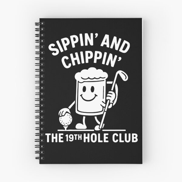 Item preview, Sippin' And Chippin' The 19th Hole Club Golf Fun designed and sold by LuminOrb.