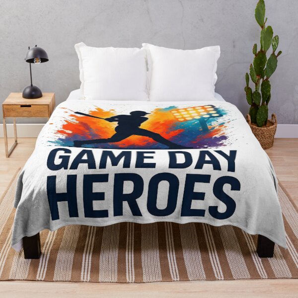 Item preview, game day, heroes, team spirit, sports, outdoors, baseball bat designed and sold by TrueArtVibes.