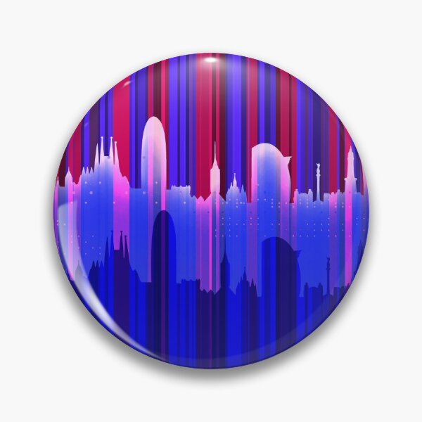 Item preview, BARCELONA skyline COLORS designed and sold by AlbertoRuiZ.