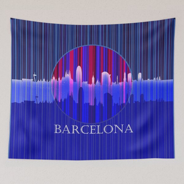 Item preview, BARCELONA skyline COLORS designed and sold by AlbertoRuiZ.