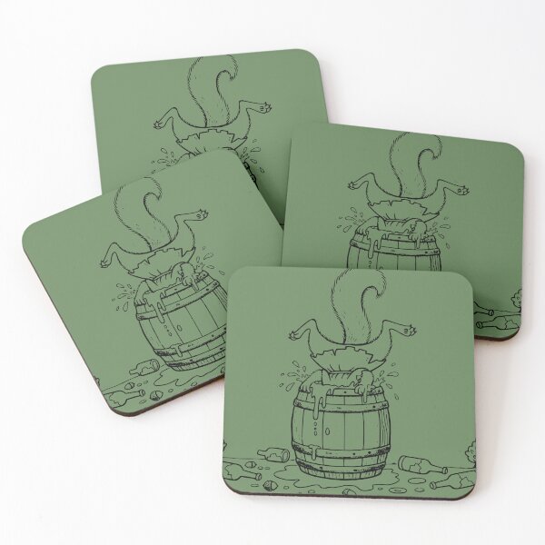 Item preview, Dunking Tipsy Squirrel designed and sold by sqrlmunitions.