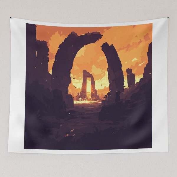 Item preview, Ancient Desert Ruins at Dusk designed and sold by Christian Weiss.