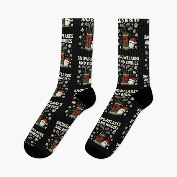 Item preview, Snowflakes And Birdies Holiday Golf Fun designed and sold by LuminOrb.