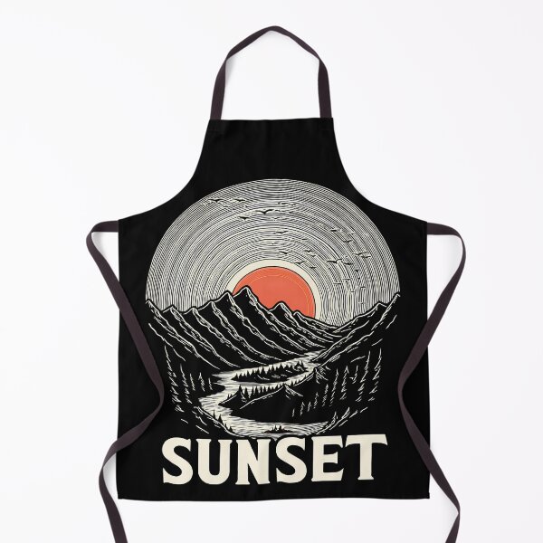 Item preview, Sunset Over the Mountains designed and sold by DariusZD.