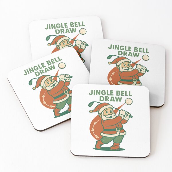 Item preview, Jingle Bell Draw Funny Golf Santa Claus Holiday designed and sold by LuminOrb.