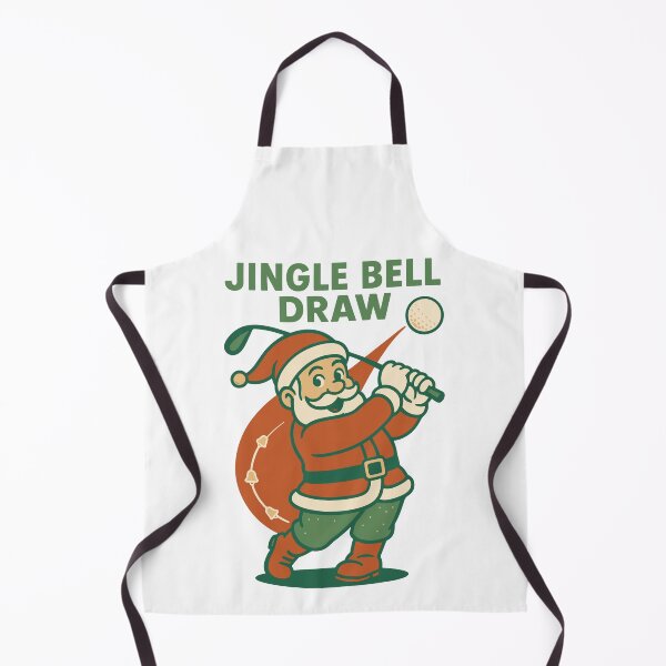 Item preview, Jingle Bell Draw Funny Golf Santa Claus Holiday designed and sold by LuminOrb.