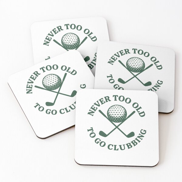 Item preview, Never Too Old To Go Clubbing Funny Golf Design designed and sold by LuminOrb.