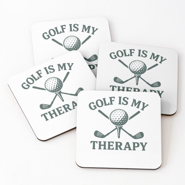 Item preview, Golf Is My Therapy Golf Ball Golfer Fun designed and sold by LuminOrb.