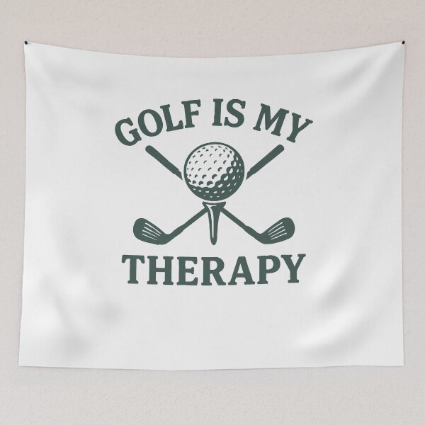 Item preview, Golf Is My Therapy Golf Ball Golfer Fun designed and sold by LuminOrb.