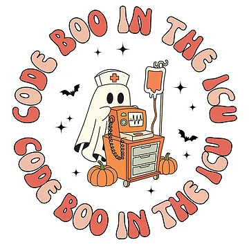 Artwork thumbnail, Code Boo In The Icu by stephenflashart