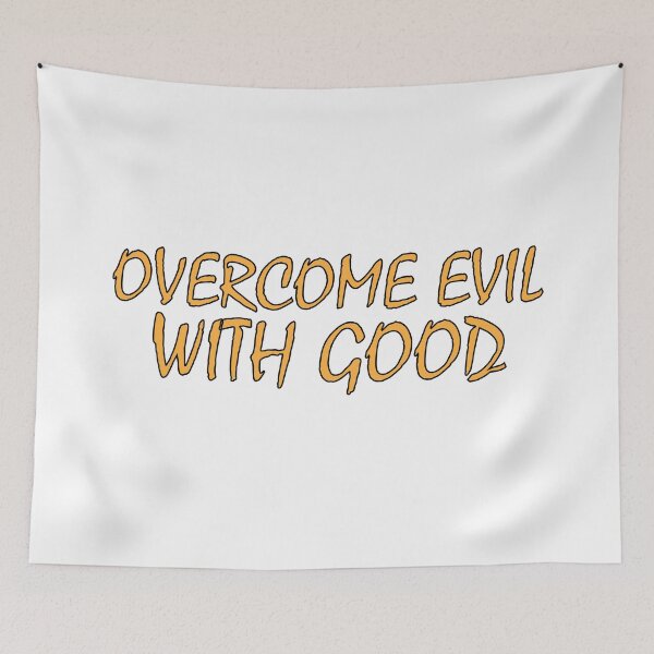 Item preview, overcome evil with good designed and sold by Positive Mindzet!.