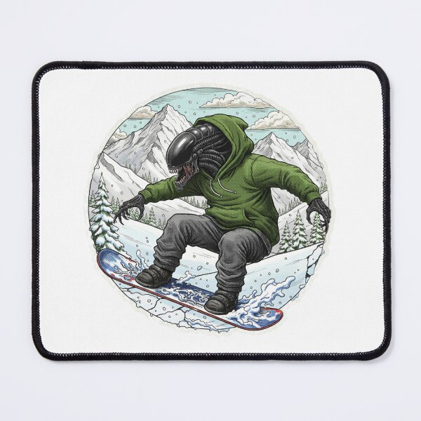 Item preview, Xenomorph snowboarding designed and sold by krabbaraban.