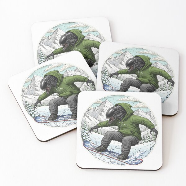 Item preview, Xenomorph snowboarding designed and sold by krabbaraban.