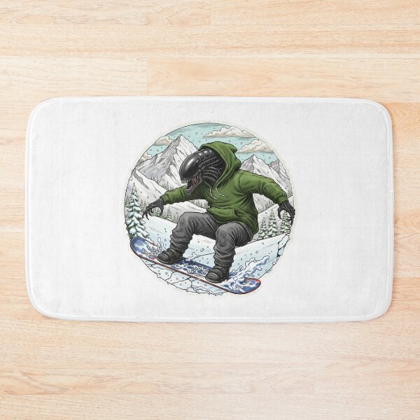 Item preview, Xenomorph snowboarding designed and sold by krabbaraban.
