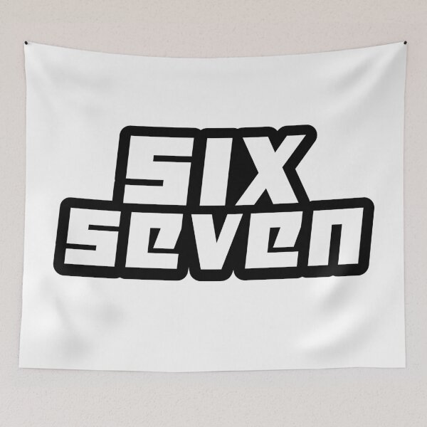 Item preview, Six Seven, Outline bold designed and sold by Memes N Lore .