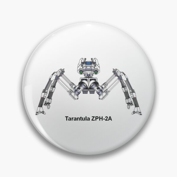Item preview, Tarantula ZPH-2A (White) - Clan BattleMech designed and sold by DagleysDesigns.