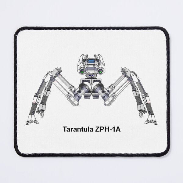 Item preview, Tarantula ZPH-1A (White) - Clan BattleMech Sticker designed and sold by DagleysDesigns.